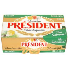 Salted butter 250GR.  President